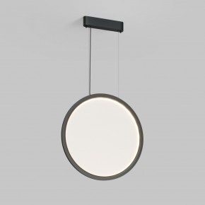 DK6606-BK Подвесной вертикальный светильник Veil со светодиодом H1700 d600 220V 48W 3000-6000K IP20 черный алюминий в Тавде - tavda.ok-mebel.com | фото