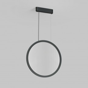 DK6606-BK Подвесной вертикальный светильник Veil со светодиодом H1700 d600 220V 48W 3000-6000K IP20 черный алюминий в Тавде - tavda.ok-mebel.com | фото 2