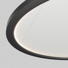 DK6616-BK Подвесной горизонтальный светильник Veil со светодиодом H900 d600 220V 48W 3000-6000K IP20 черный алюминий в Тавде - tavda.ok-mebel.com | фото 3