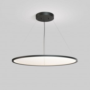 DK6620-BK Подвесной горизонтальный светильник Veil со светодиодом H900 d1000 220V 82W 3000-6000K IP20 черный алюминий в Тавде - tavda.ok-mebel.com | фото