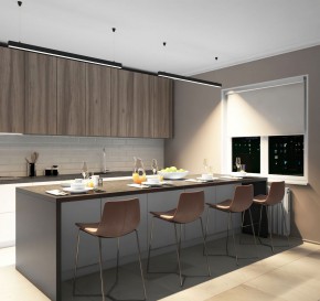 DK9124-BK Линейный светильник 30W 1250mm 4000K, черный в Тавде - tavda.ok-mebel.com | фото 4