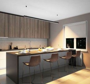 DK9203-BK Линейный светильник 52W 2000mm 3000K, черный в Тавде - tavda.ok-mebel.com | фото 5
