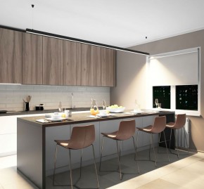 DK9304-BK Линейный светильник 72W 3000mm 4000K, черный в Тавде - tavda.ok-mebel.com | фото 5