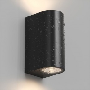DK9791-BK Настенный уличный светильник NARVIK, IP44, 2хGU10 LED, до 15 Вт, черный, алюминий в Тавде - tavda.ok-mebel.com | фото 3