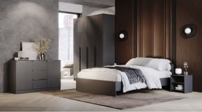 ЭЛЕГАНТ Спальный гарнитур (модульный) графит в Тавде - tavda.ok-mebel.com | фото