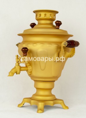 Электрический самовар "Русское золото" матовая груша на 2 литра (Ограниченная серия) в Тавде - tavda.ok-mebel.com | фото