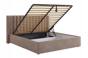 ЕВА Кровать с ПМ 1600 (латте) в Тавде - tavda.ok-mebel.com | фото