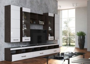 Фиеста №13 Комод глухой (Венге/Белый глянец) в Тавде - tavda.ok-mebel.com | фото 3