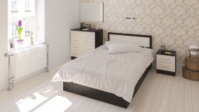 Фиеста Кровать 1200, цвет венге/дуб лоредо, ШхГхВ 123,5х203,5х80 см., сп.м. 1200х2000 мм., без матраса, основание есть в Тавде - tavda.ok-mebel.com | фото 5
