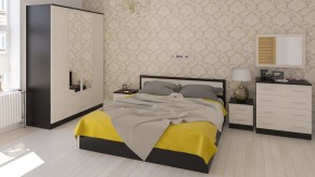 Фиеста Кровать 1800, цвет венге/дуб лоредо, ШхГхВ 183,5х203,5х80 см., сп.м. 1800х2000 мм., без матраса, основание есть в Тавде - tavda.ok-mebel.com | фото 5