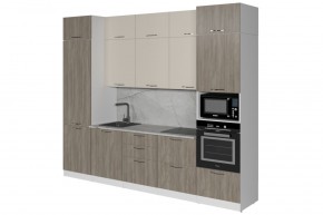 ФЬЮДЖИ Кухонный гарнитур Экстра (3000 мм) в Тавде - tavda.ok-mebel.com | фото 4