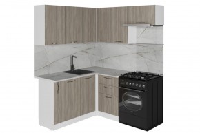 ФЬЮДЖИ Кухонный гарнитур Мега Прайм (1600*1700 мм) в Тавде - tavda.ok-mebel.com | фото 3