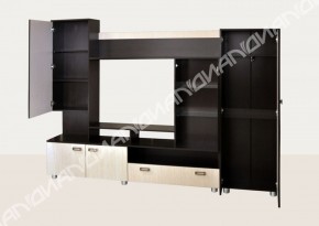 Гостиная Аллегро вариант-3 (Венге/Белфорт) в Тавде - tavda.ok-mebel.com | фото 2