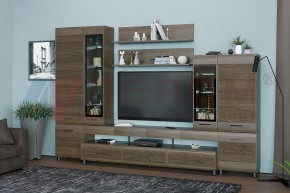 Гостиная Камелия Композиция 3 (Гикори Джексон темный) в Тавде - tavda.ok-mebel.com | фото