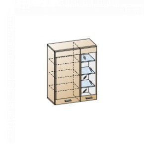 Гостиная Камелия Композиция 3 (Гикори Джексон темный) в Тавде - tavda.ok-mebel.com | фото 9