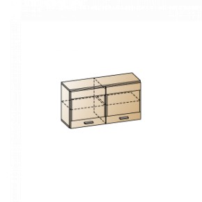 Гостиная Камелия Композиция 5 (Гикори Джексон темный) в Тавде - tavda.ok-mebel.com | фото 7