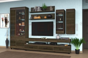 Гостиная Камелия Композиция 7 (Гикори Джексон темный) в Тавде - tavda.ok-mebel.com | фото