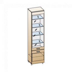Гостиная Камелия Композиция 7 (Гикори Джексон темный) в Тавде - tavda.ok-mebel.com | фото 3