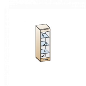 Гостиная Камелия Композиция 7 (Гикори Джексон темный) в Тавде - tavda.ok-mebel.com | фото 9