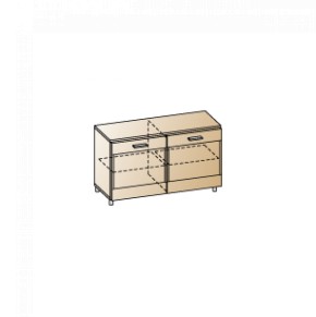 Гостиная Камелия Композиция 8 (Гикори Джексон темный) в Тавде - tavda.ok-mebel.com | фото 9
