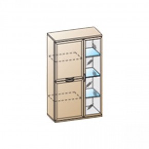 Гостиная Карина Композиция 12 (Гикори Джексон светлый) в Тавде - tavda.ok-mebel.com | фото 2