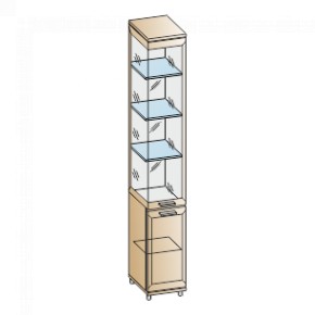Гостиная Мелисса Композиция 12 (Ясень Асахи) в Тавде - tavda.ok-mebel.com | фото 7