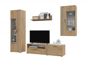 Гостиная Омега (Крафт золотой-Бетон) в Тавде - tavda.ok-mebel.com | фото 2