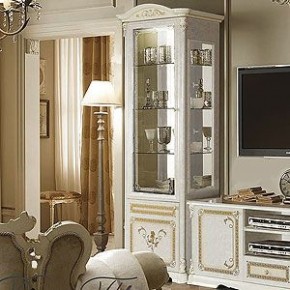Гостиная Роза Талия (комплект) беж в Тавде - tavda.ok-mebel.com | фото 3