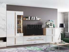 КИМ Шкаф с подсветкой (белый) в Тавде - tavda.ok-mebel.com | фото 7