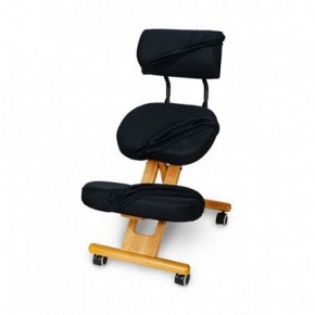 Коленный стул со спинкой Smartstool KW02В + Чехлы в Тавде - tavda.ok-mebel.com | фото