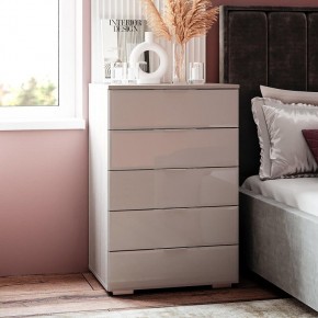 Комод Алекса (ясень белый/белый) в Тавде - tavda.ok-mebel.com | фото 3