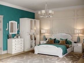 АЛЕКСАНДРИНА Комод (Белый глянец холодный/Белый) в Тавде - tavda.ok-mebel.com | фото 2
