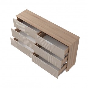 Комод Эмилия КМ-04 (Дуб смоки/Айриш (MF03)) в Тавде - tavda.ok-mebel.com | фото 4