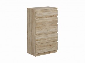 Комод КАСТОР с пятью ящиками, цвет Дуб Сонома в Тавде - tavda.ok-mebel.com | фото