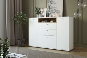 ЛАНС К303 Комод (дуб бунратти/белый) в Тавде - tavda.ok-mebel.com | фото