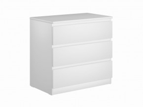 Комод МАЛЬТА с тремя выдвижными ящиками, цвет белый в Тавде - tavda.ok-mebel.com | фото