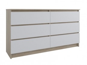 Комод МОРИ МК 1380.6 (Дуб Сонома/Белый) в Тавде - tavda.ok-mebel.com | фото