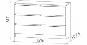 НИЦЦА-7 Комод (НЦ.07) в Тавде - tavda.ok-mebel.com | фото 3