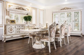 Комод с Зеркалом Алсу (белый глянец) в Тавде - tavda.ok-mebel.com | фото 4