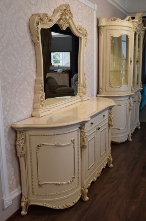 Комод с зеркалом Джоконда (крем) в Тавде - tavda.ok-mebel.com | фото 2