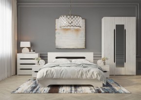 Комод Вега 800 (Крафт белый - Венге) в Тавде - tavda.ok-mebel.com | фото 3