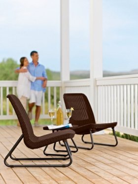 Комплект мебель Рио Патио (Rio Patio set) виски-коричневый в Тавде - tavda.ok-mebel.com | фото 3