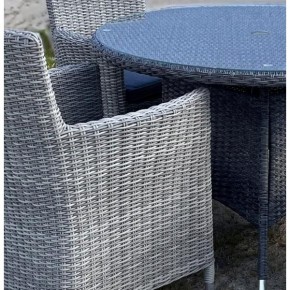 Комплект плетеной мебели AM-395C/T395 Grey 4Pcs (4+1) в Тавде - tavda.ok-mebel.com | фото 2