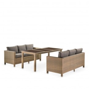 Комплект плетеной мебели T365/S65B-W65 Light Brown в Тавде - tavda.ok-mebel.com | фото