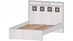 КОСТА-РИКА Кровать 1200 с основанием (анкор светлый) в Тавде - tavda.ok-mebel.com | фото