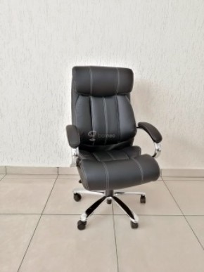 Кресло Barneo K-303 для руководителя (черная экокожа) в Тавде - tavda.ok-mebel.com | фото 1