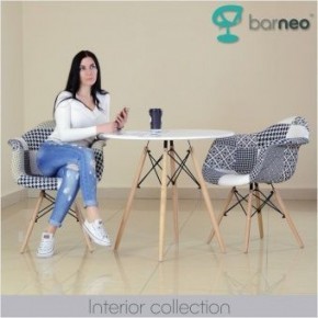 Кресло Barneo N-14 Patchwork черно-белый в Тавде - tavda.ok-mebel.com | фото 3