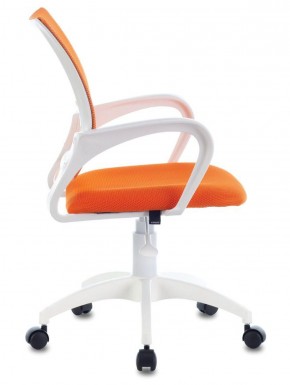 Кресло BRABIX "Fly MG-396W", пластик белый, сетка, оранжевое, 532401, MG-396W_532401 в Тавде - tavda.ok-mebel.com | фото 3