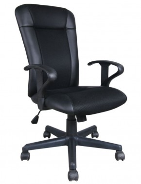 Кресло BRABIX "Optima MG-370" (экокожа/ткань, черное) 531580 в Тавде - tavda.ok-mebel.com | фото