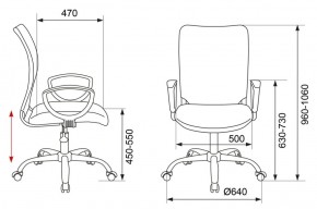 Кресло Бюрократ CH-599AXSN/32B/TW-11 черный TW-32K01 в Тавде - tavda.ok-mebel.com | фото 4